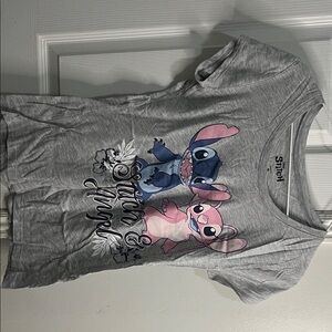 Disney Gray Stitch & Angel Kids T-Shirt